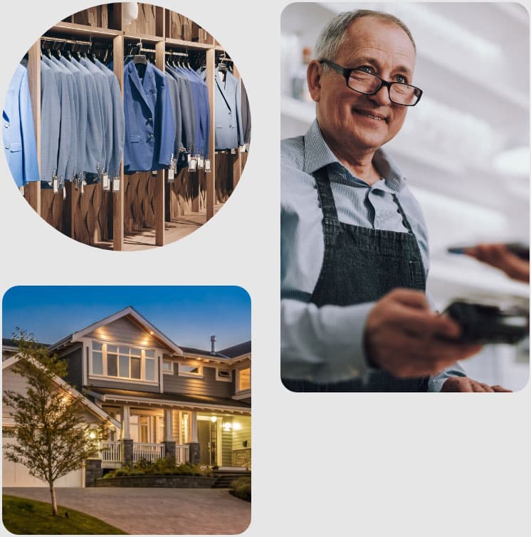 Businesses Ovesture funds: retail, storefronts and homes